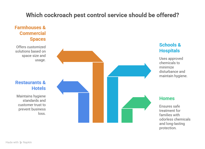Cockroach Pest Control for Farmhouses